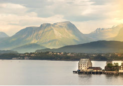 Mountain view in Alesund