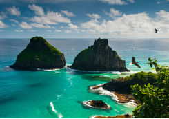 Coastline of Fernando de Noronha