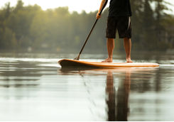 Paddleboarding in British Columbia