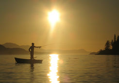 Fly fishing in Canada