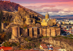 church above tbilisi