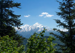 svaneti mountain view