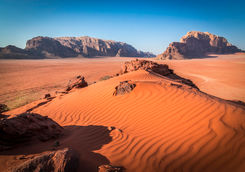 Wadi Rum red sand