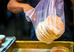 Buying pitta bread