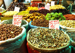 Market stall in Jerusalem