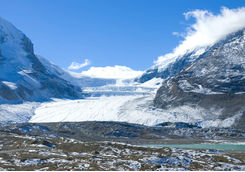 Athabasca glacier Columbia Icefields