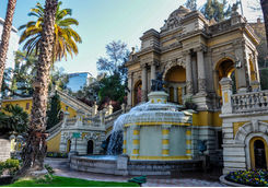 cerro santa lucia in downtown santiago