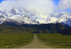 highway road to el chalten