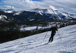 skiing