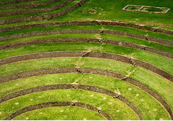 Agricultural terraces in Moray
