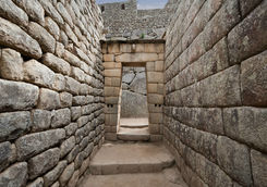 Inca doorway at Machu Picchu