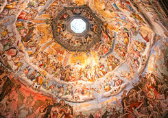 close up brunelleschi dome