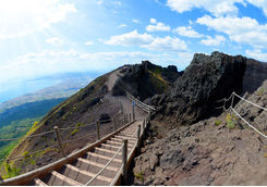 hiking trail volcano