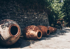 Traditional wine barrels, Georgia