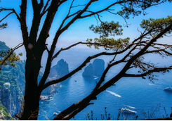 aerial view capri