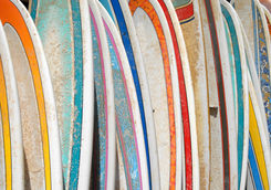 surfboards detail
