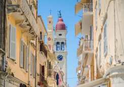 corfu old town architecture