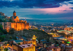 Tbilisi at night