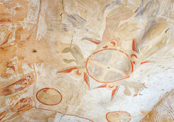 David Gareja cave ceiling