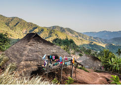 laos jungle village