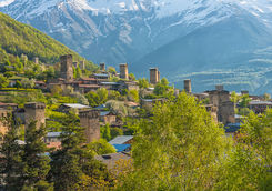 Mestia and Svan towers, Georgia