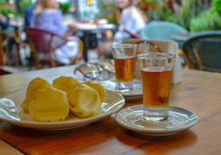 Chacha firewater and dumplings