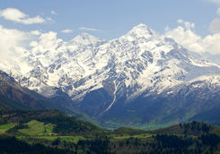 Mountains surrounding Mestia