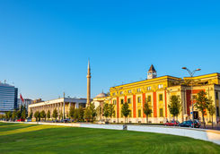 tirana albania buildings
