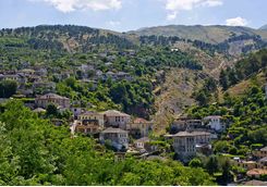 gjirokaster homes hills