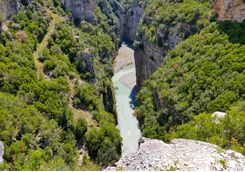 osum canyon skrapar albania