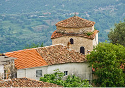 kruja buildings albania