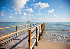 wooden pontoon
