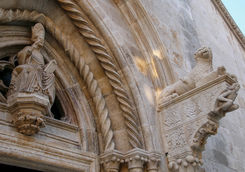 korkula cathedral detail