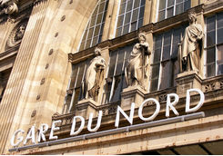 gare du nord station detail