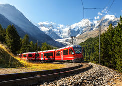 train through the french alps