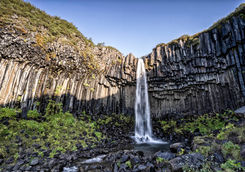 skaftafell waterfall