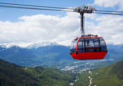 cable car whistler detail