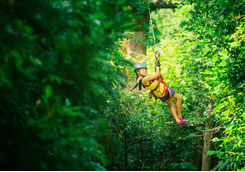 girl canopy tour