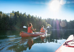 women kayaking
