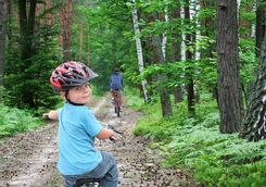 family bike ride