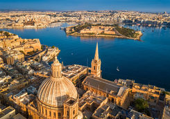valetta malta aerial