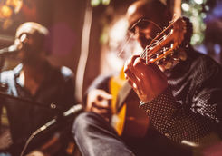 Flamenco musicians in Seville