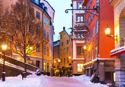 Gamla Stan in winter