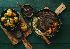Traditional Swedish supper