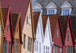 Bergen houses detail