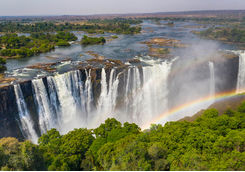 victoria falls aerial