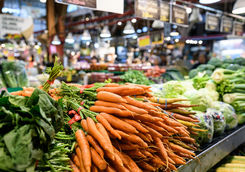veggies market stall