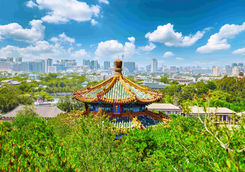 panorama view of jingshan park