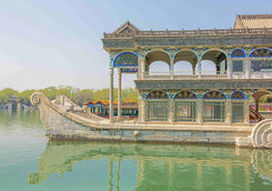 marble boat on the kunming lake