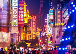 shopping street Shanghai